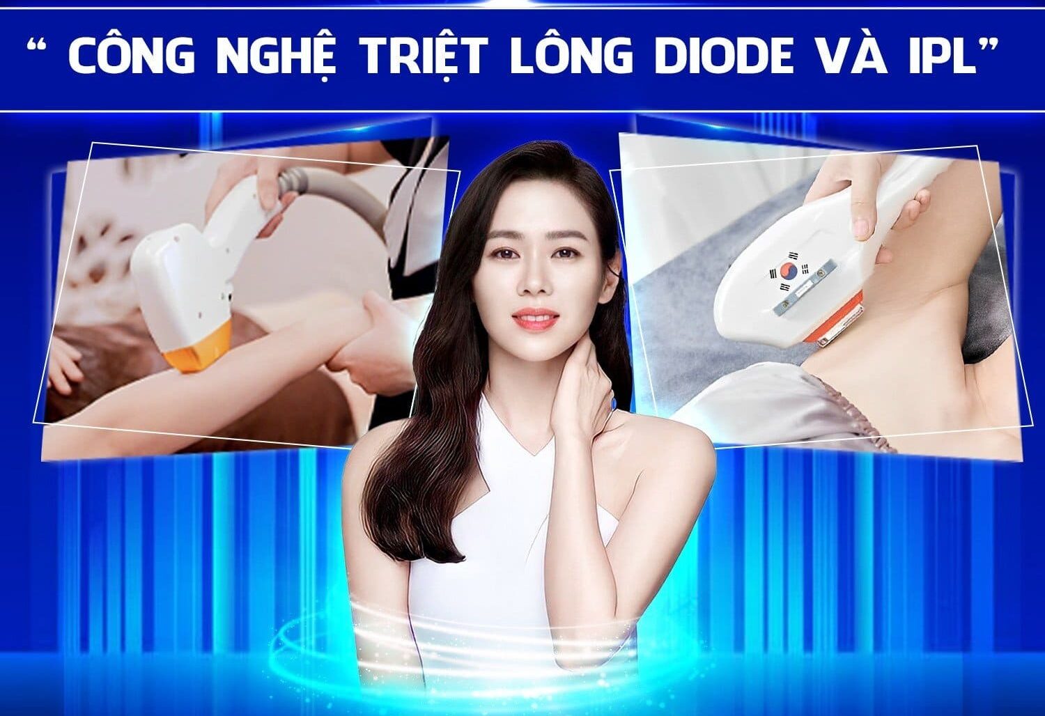 công nghệ triệt lông Laser và IPL