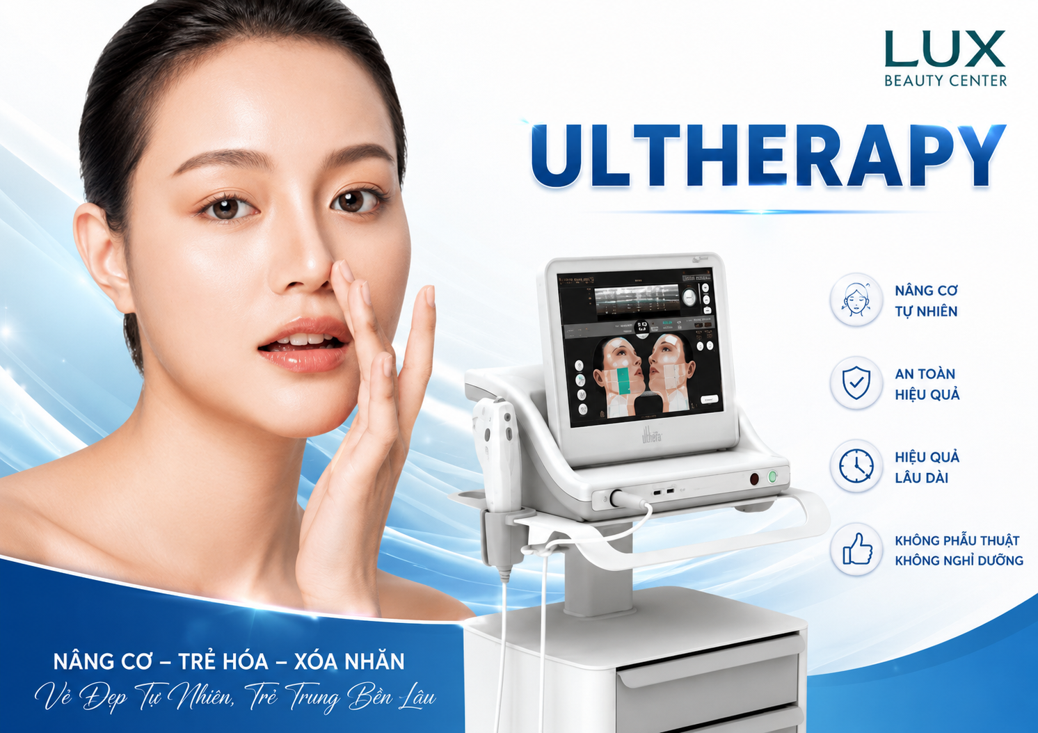 Giá nâng cơ Ultherapy tại Lux Beauty Center