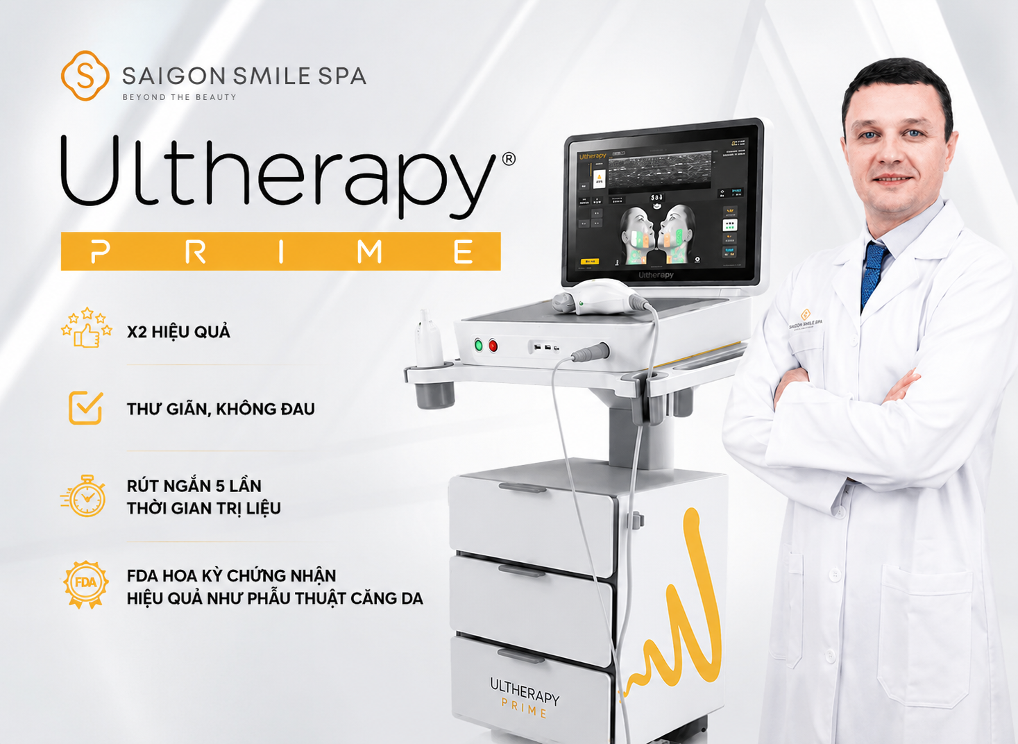 Giá nâng cơ Ultherapy tại Saigon Smile Spa