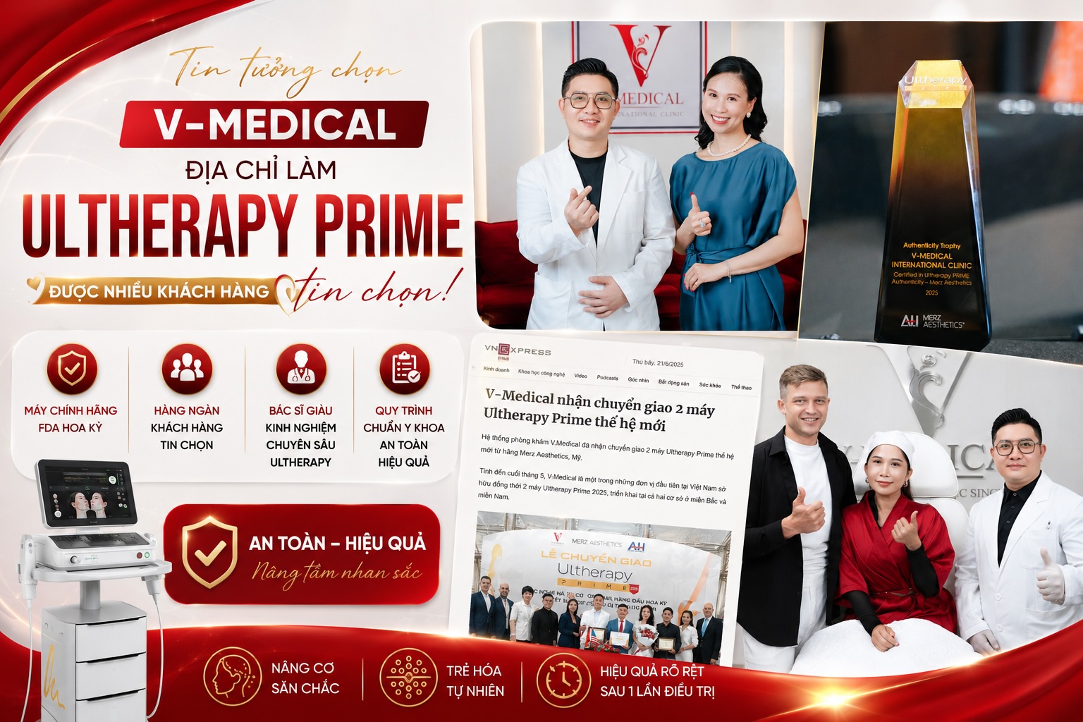 Làm Ultherapy Prime ở đâu tốt Làm Ultherapy Prime ở đâu tốt