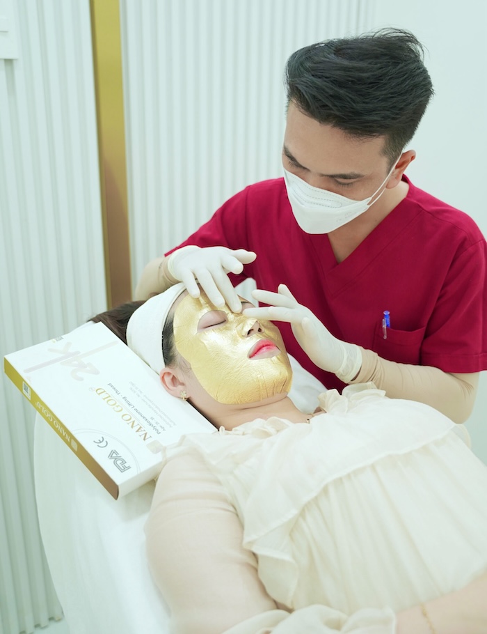 Công nghệ căng da chỉ vàng 24k