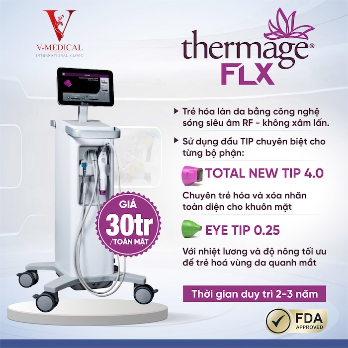 Căng da mặt thermage