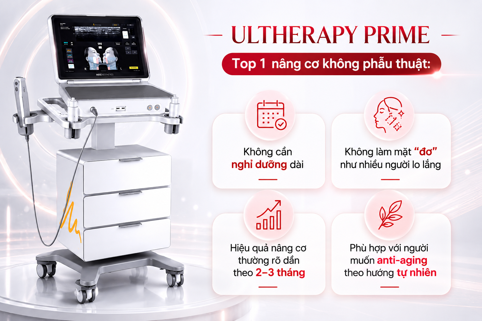 Căng da nâng cơ Ultherapy Căng da nâng cơ Ultherapy