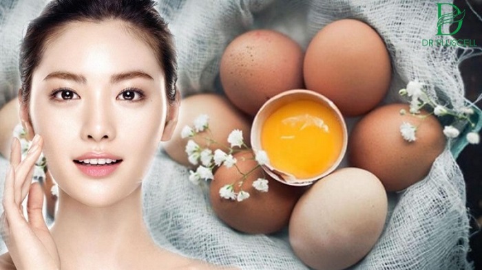 Xóa nếp nhăn bằng lòng trắng trứng gà