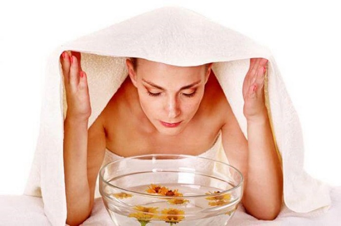 Xông hơi mặt trẻ hóa da