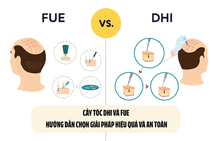 Cách cấy tóc tự thân