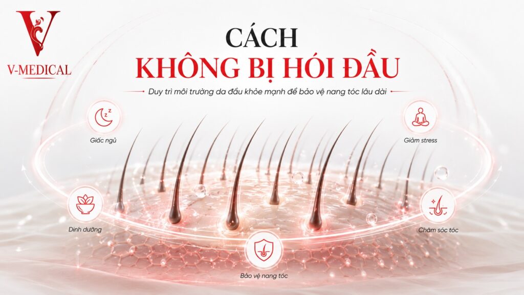 Cách không bị hói đầu