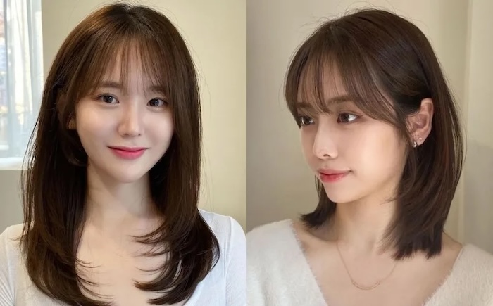 Cắt tóc mái bị hói