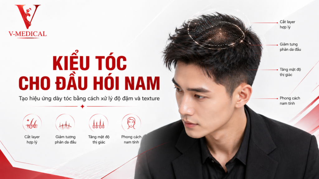 Kiểu tóc cho đầu hói nam