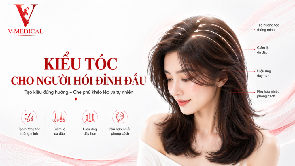 Kiểu tóc cho người hói đỉnh đầu