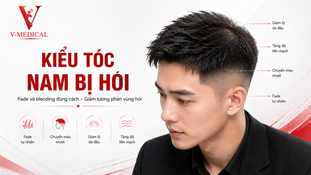 Kiểu tóc nam bị hói
