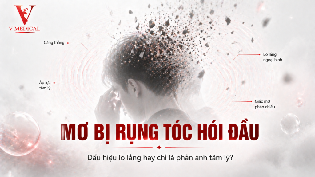 Mơ bị rụng tóc hói đầu