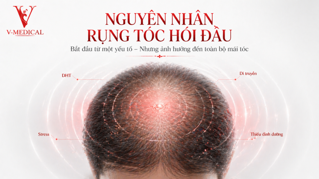 Nguyên nhân rụng tóc hói đầu