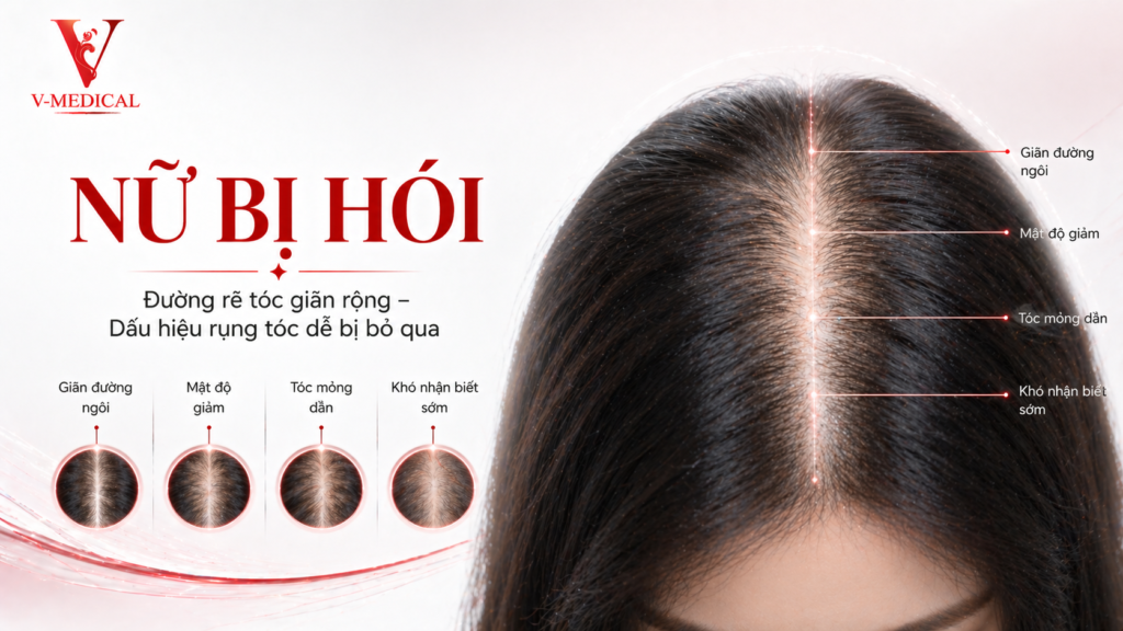 Nữ bị hói