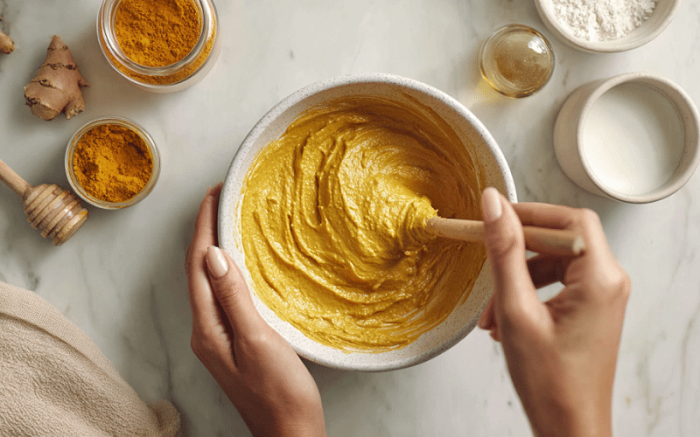 Bột nghệ đắp mặt nạ trị nám