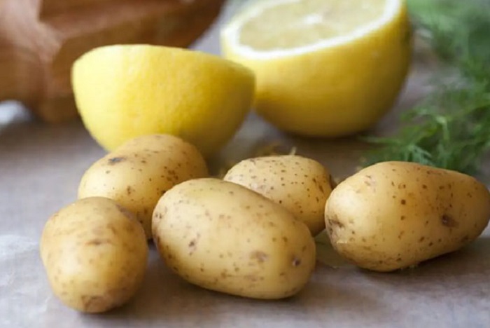 Trị nám bằng khoai tây và chanh