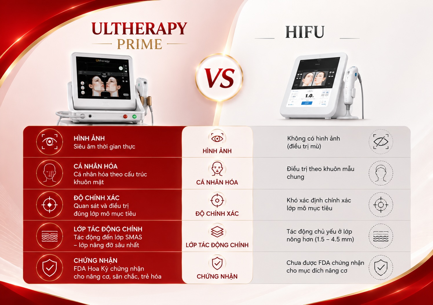 Ultherapy khác gì hifu Ultherapy khác gì hifu