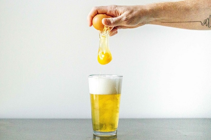 Trị nám bằng bia và trứng gà Trị nám bằng bia và trứng gà